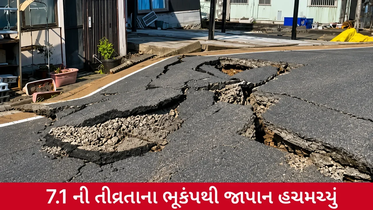 જાપાનમાં ધરતી ધ્રૂજી ઉઠી! 7.1 મેગ્નિટ્યૂડના ભૂકંપથી અનેક વિસ્તારોમાં ભયનો માહોલ