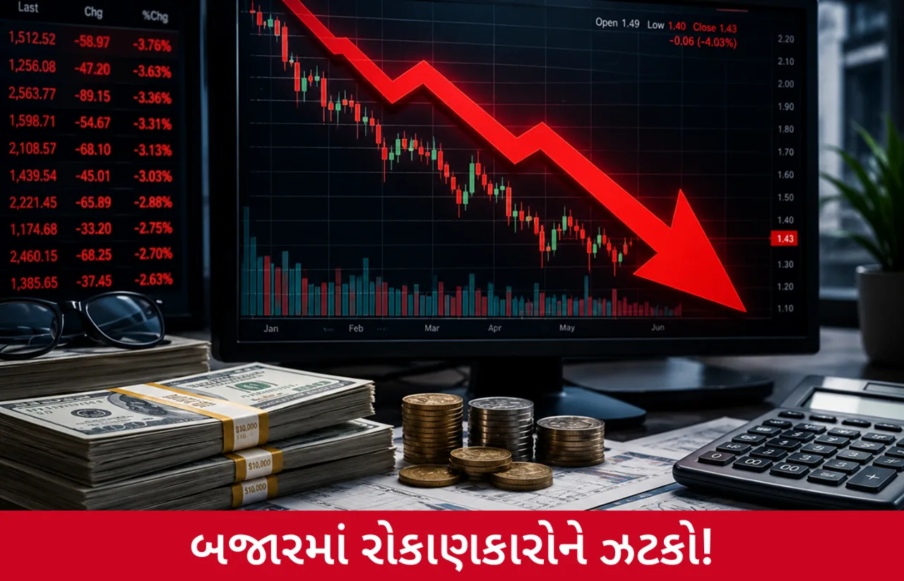 રિલાયન્સ, બેંકિંગ અને IT શેરોમાં વેચવાલીનો માર, સેન્સેક્સ 238 પોઈન્ટ ગગડ્યો