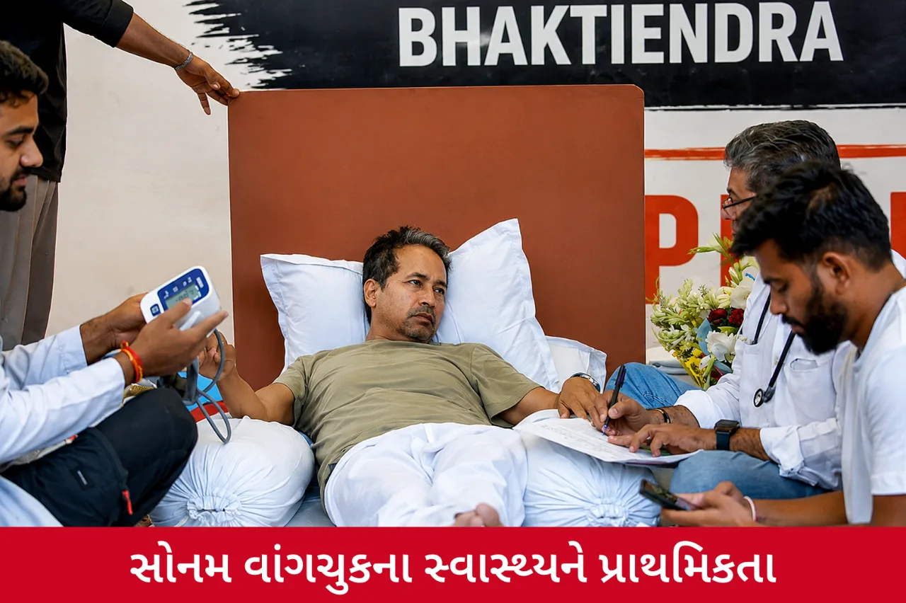 સતત ભૂખ હડતાળ વચ્ચે સોનમ વાંગચુકની દૈનિક તબીબી તપાસ ફરજિયાત, દિલ્હી હાઈકોર્ટનો આદેશ